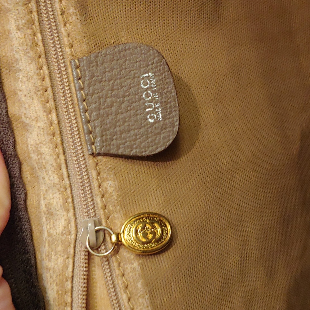 Authentic Vintage Gucci GG Monogram Supreme Duffel Carry on Weekender Travel Bag - Picture 9 of 10